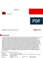 IR Presentation: Mitsubishi UFJ Financial Group, Inc