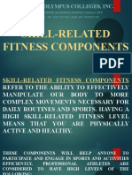 Skill Related Fitness Components