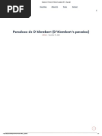 Paradoxo de D'Alembert (D'Alembert's Paradox) 2021 - Artigos - Wiki