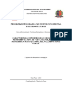 DISSERTAÇÃO-Caymon CaracterizaçãoMineralógicaGeoquímica