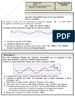 Série 2 Les Ondes Mécaniques Progressives Périodiques