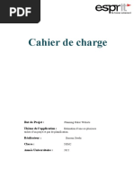 Cahier de Charge