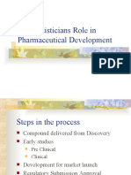 The Statisticians Role in Pharmaceutical Development