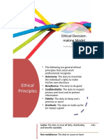 Ethical Decision Making Model