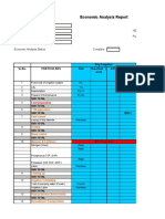 Economic Analysis Sheet