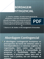 Abordagem Contingencial