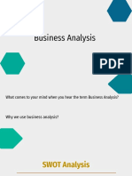 Business Analysis