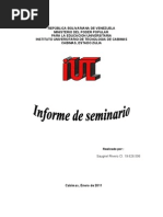 Informe de Seminario