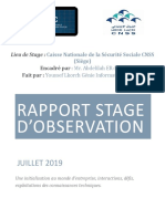 Rapport Stage