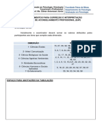 Procedimentos para Correção e Interpretação Eap