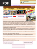 Sesión de Aprendizaje 01 Somos Diversos de Agosto 3°docx