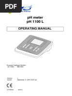 PH 1100 L Operating Manual