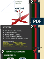 Decision Making in Schools Administrative Model