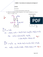 Seminar - 5 - Solutionfree Vibration of Undamped multi-DOF Systems