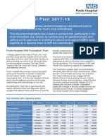 Poole Hospital Operational Plan