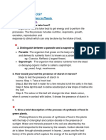 Grdae VII-Biology - Nutrition in Plants - Notes