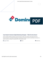 Domino's Digital Marketing Strategies (Detailed Case Study)