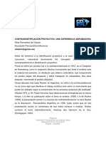 Contraidentificación Proyectiva - Fernandez Chacon