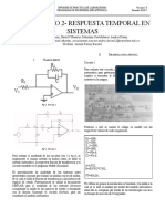 Laboratorio 2 Modelos - Respuesta Temporal 