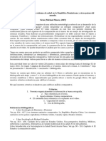 Análisis Comparativo Sobre Sistema de Salud en La República Dominicana y Otros Países Del Mundo. 1