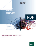 Guía de Estudio Completa: Métodos Matemáticos I