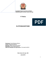 1° Relatório de Física Experimental IV - Daniel Barbosa Bastos