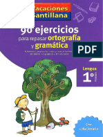 90 Ejercicios para Repasar Ortografía y Gramática - Santillana