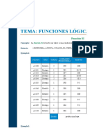 Funciones Lógicas - Ejercicio