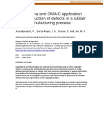 A Six Sigma and DMAIC Application For The Reduction of Defects in A Rubber Gloves Manufacturing Process