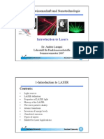 Introduction To LASERs