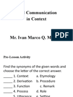 Oral Communication Topic 1