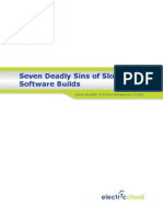 Seven Deadly Sins of Slow Software Builds: Usman Muzaffar, VP Product Management - 5.2010