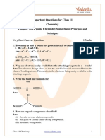 Important Questions For CBSE Class 11 Chemistry Chapter 12