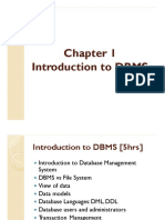 Chapter 1 Introduction To Dbms