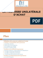 Exposé de La Promesse Unilatérale D'achat