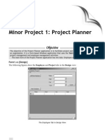 Minor Project 1 Project Planner