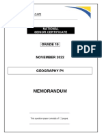 Geography P1 Memo GR10 Eng Nov 2022