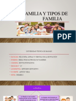 La Familia y Tipos de Familia