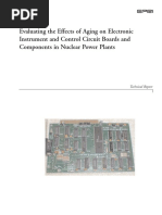 Evaluating The Effects of Aging On Electronic Instrument and Control Circuit Boards and Components in Nuclear Power Plants