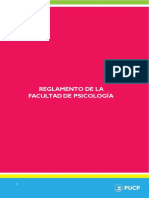 Reglamento Psicologia