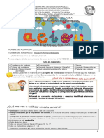 Cuadernillo Primer Grado Del 8 Al 19 de Febrero