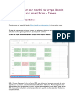 Tuto Agenda Geode Eleves