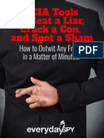 3 CIA Tools To Beat A Liar Con or Sham