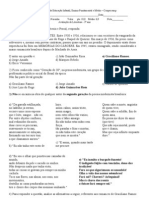 Aval. 2bim, 3°ano - Modernismo 2° Geração Prof