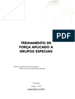 Treinamento de Força Aplicado A Grupos Especiais