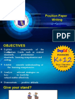 Position Paper