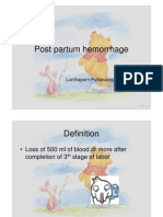 Post Partum Hemorrhage: Lunthaporn Puttanavinajarn, MD