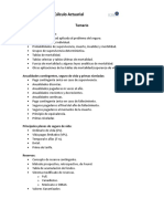 Apuntes de Calculo Actuarial