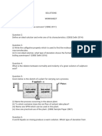 Solutions HHW Worksheet