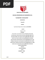 Informe de Topografía Unidad II